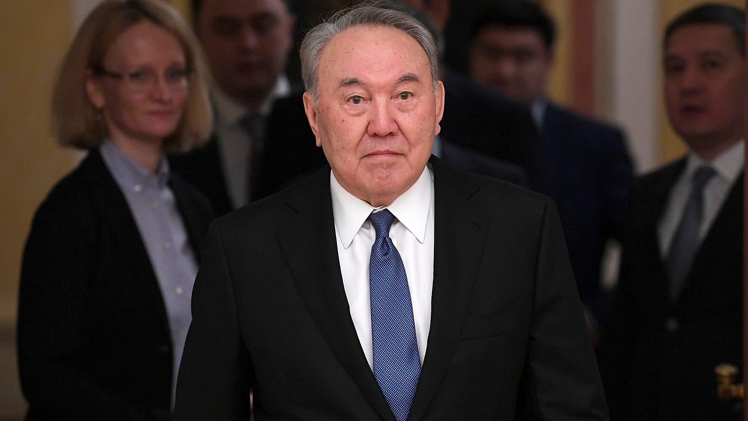 Нурсултан Назарбаев перед встречей с Владимиром Путиным 10 марта 2020