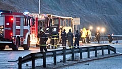 Tracce dell'incidente avvenuto a Bosnek (Bulgaria). 