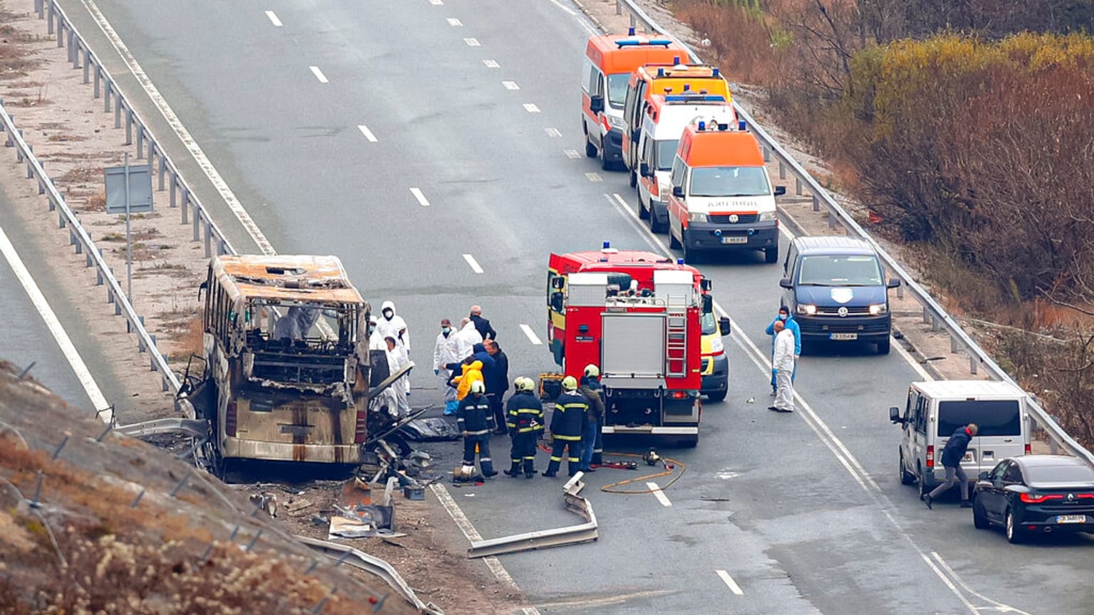 46 Tote bei Busunglück in Bulgarien