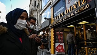 İstanbul'da bir döviz bürosu