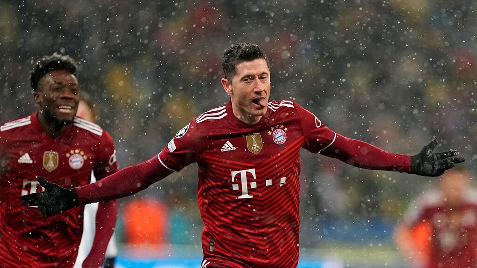 Wer auch sonst? Robert Lewandowski schoss die Bayern in Kiew eiskalt auf die Siegerstraße