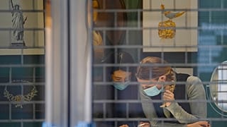 Luxusladen in Wien im Lockdown