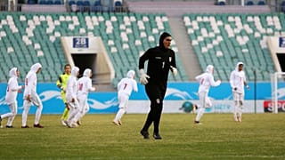 زهره کودایی دروازه‌بان تیم ملی فوتبال زنان ایران