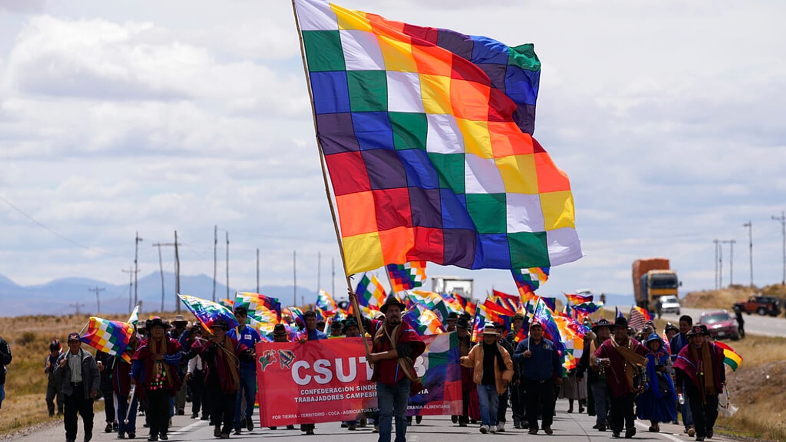 'Marcha por la patria' en Bolivia
