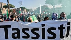 Taxistreik gegen Draghis Liberalisierungspaket