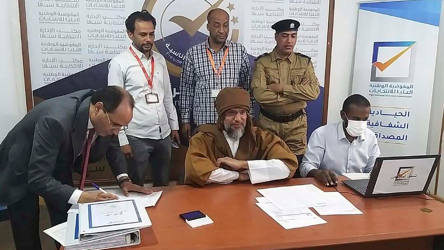 سيف الإسلام القذافي.