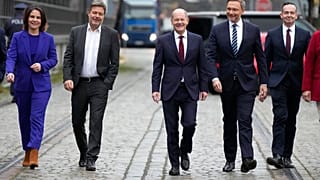 Annalena Baerbock, Robert Habeck, Olaf Scholz, Christian Lindner, Volker Wissing in Berlin