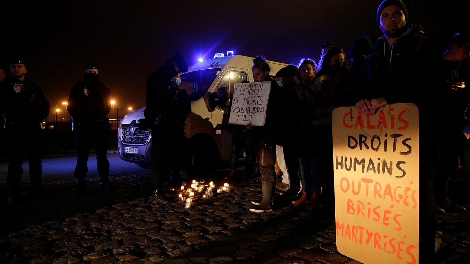 "Es macht mich wütend": Proteste gegen Migrationspolitik in Calais