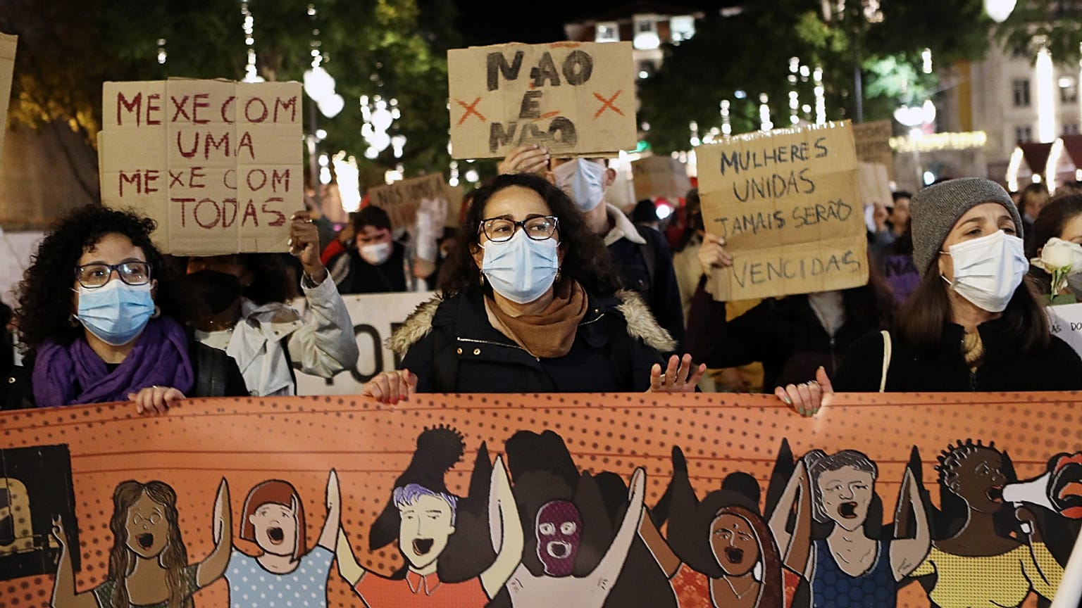 Manifestação no centro de Lisboa