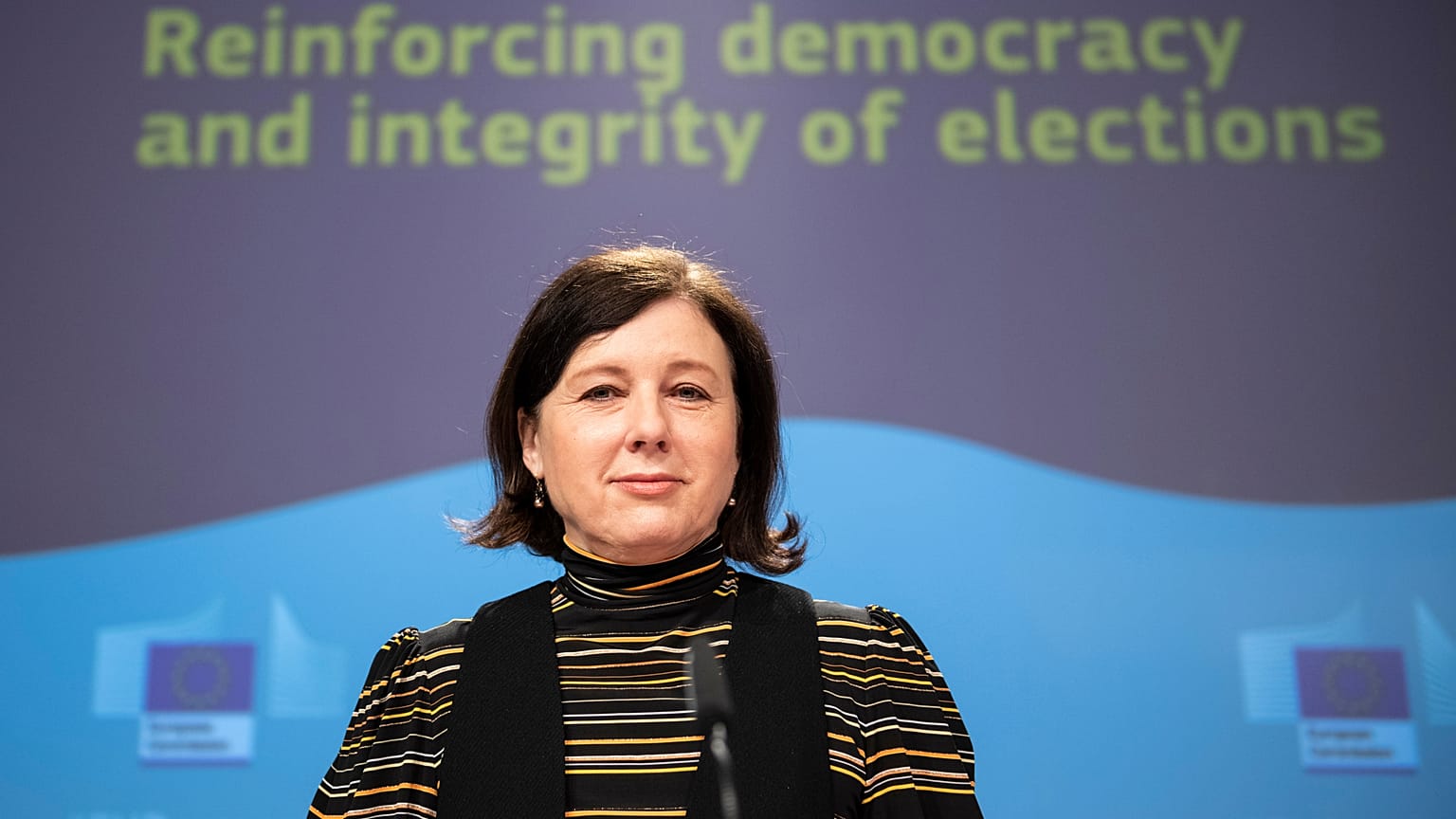 Véra Jourova, az Európai Bizottság alelnöke 