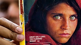 Afghan refugee woman Sharbat Gulla