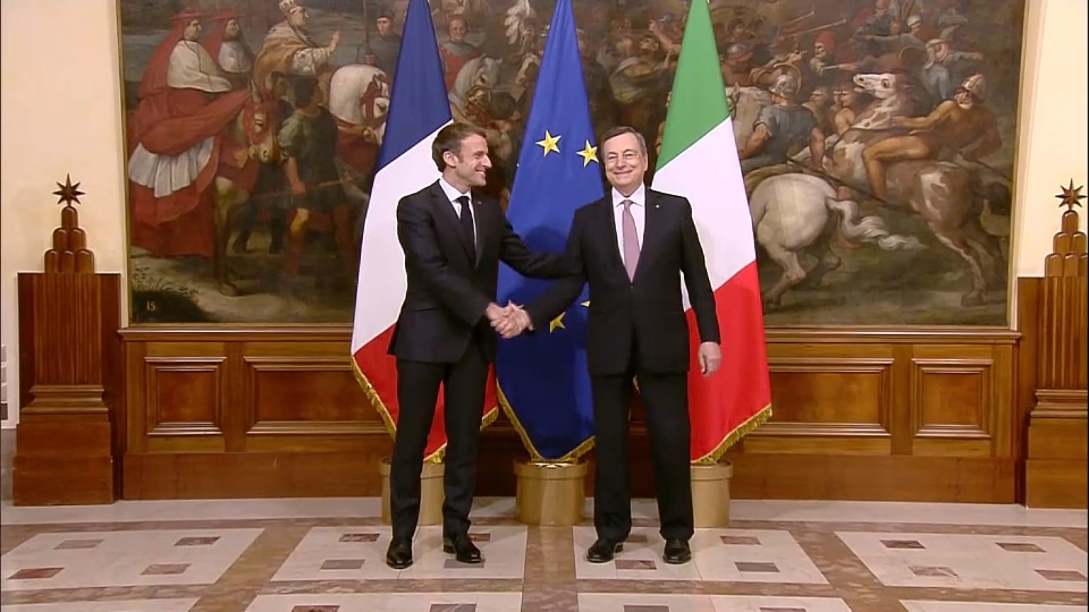 Macron e Draghi