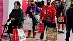 File- Black Friday shoppers from 2020. 