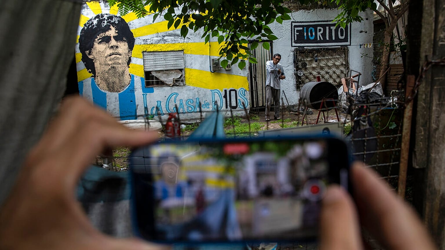 Fiorito, donde creció Maradona, se ha vuelto un lugar de culto 