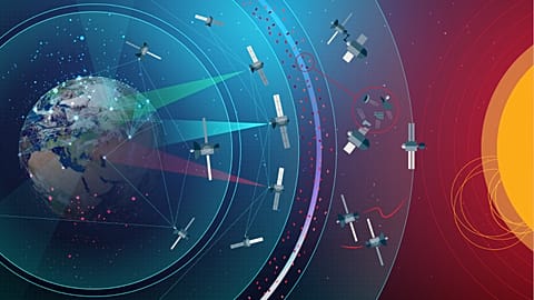 Over 5,000 satellites are orbiting Earth and transmitting complex data about Earth's science and atmosphere 