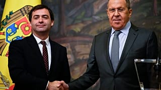 Министры иностранных дел России и Молдавии Сергей Лавров и Нику Попеску на переговорах в Москве. 17 ноября, 2021