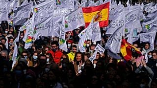 Manifestación antiabortista en Madrid, España 28/11/2021