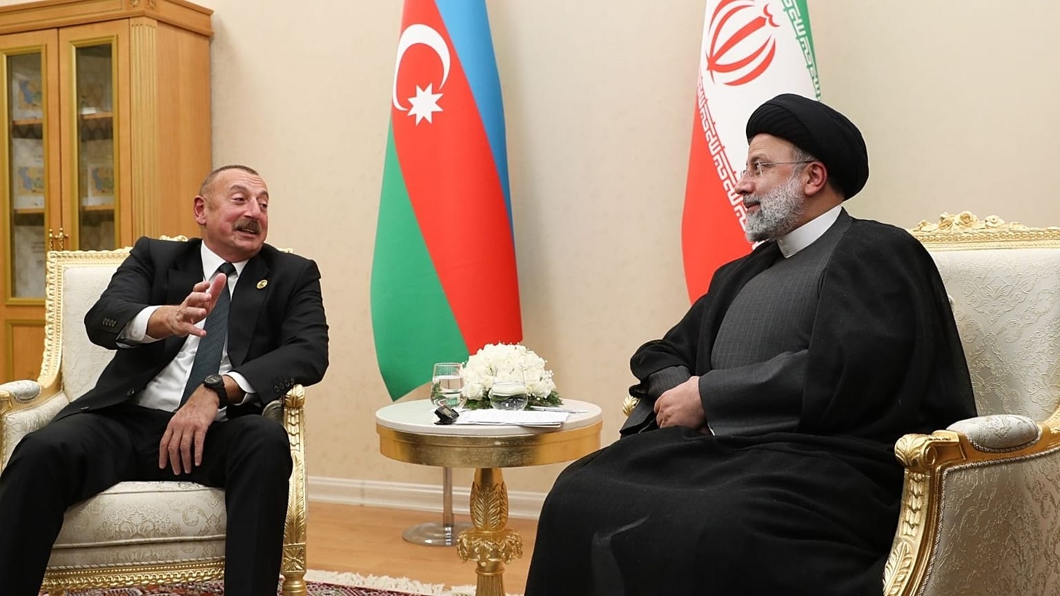 دیدار روسای جمهوری ایران و آذربایجان