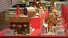 A unique exhibition of imaginatively designed and constructed gingerbread houses