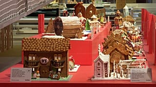 A unique exhibition of imaginatively designed and constructed gingerbread houses