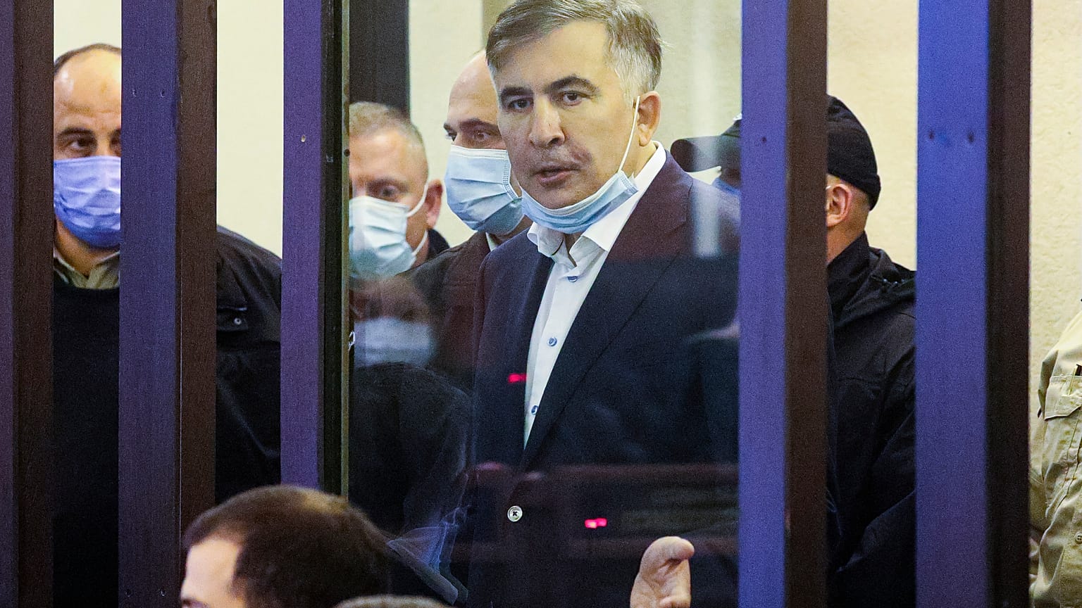 Михаил Саакашвили в суде
