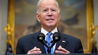 US President Joe Biden speaks about the COVID-19 variant named omicron, in the Roosevelt Room of the White House, Monday, Nov. 29, 2021, in Washington.