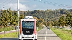 The shuttle runs on a short route in Toulouse