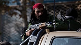 Bir Taliban savaşçısı 