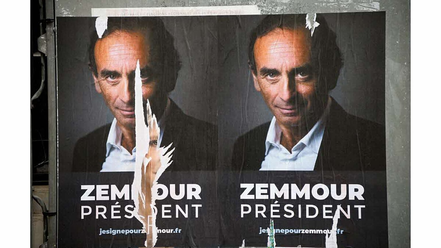 Eric Zemmour pankartları