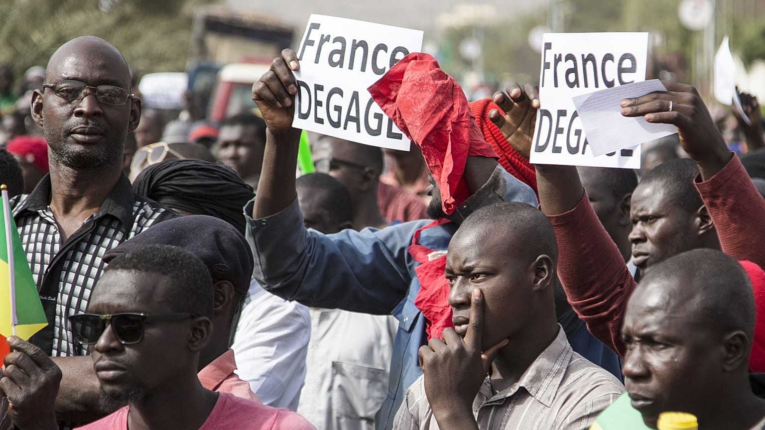 'Fransa çık git' - Mali'de Fransa karşıtı protesto