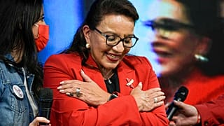 Xiamora Castro au soir des premiers résultats de la présidentielle, Tegucigalpa, Honduras, 29 novembre 2021