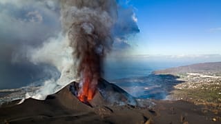 El volcán de La Palma en una imagen del 30 de noviembre