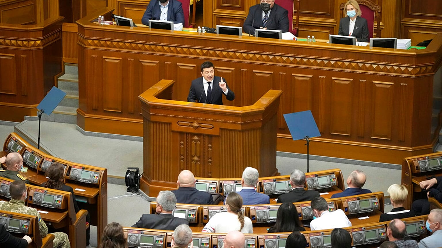 Moszkvától várja a harcok beszüntetését az ukrán elnök