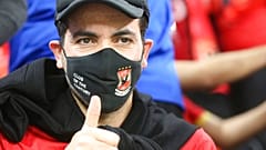 وصول أسطورة الكرة المصرية والأهلي محمد أبو تريكة لحضور مباراة نصف نهائي كأس العالم للأندية لكرة القدم بين بايرن ميونخ والأهلي على ملعب الريان، قطر، 8 فبراير 2021