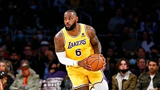 NBA-Star LeBron James Ende November 2021