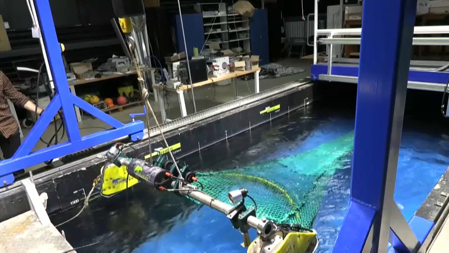 Die Schiffbauversuchsanstalt in Lorient in Nordfrankreich, wo smarte Netze ausprobiert werden