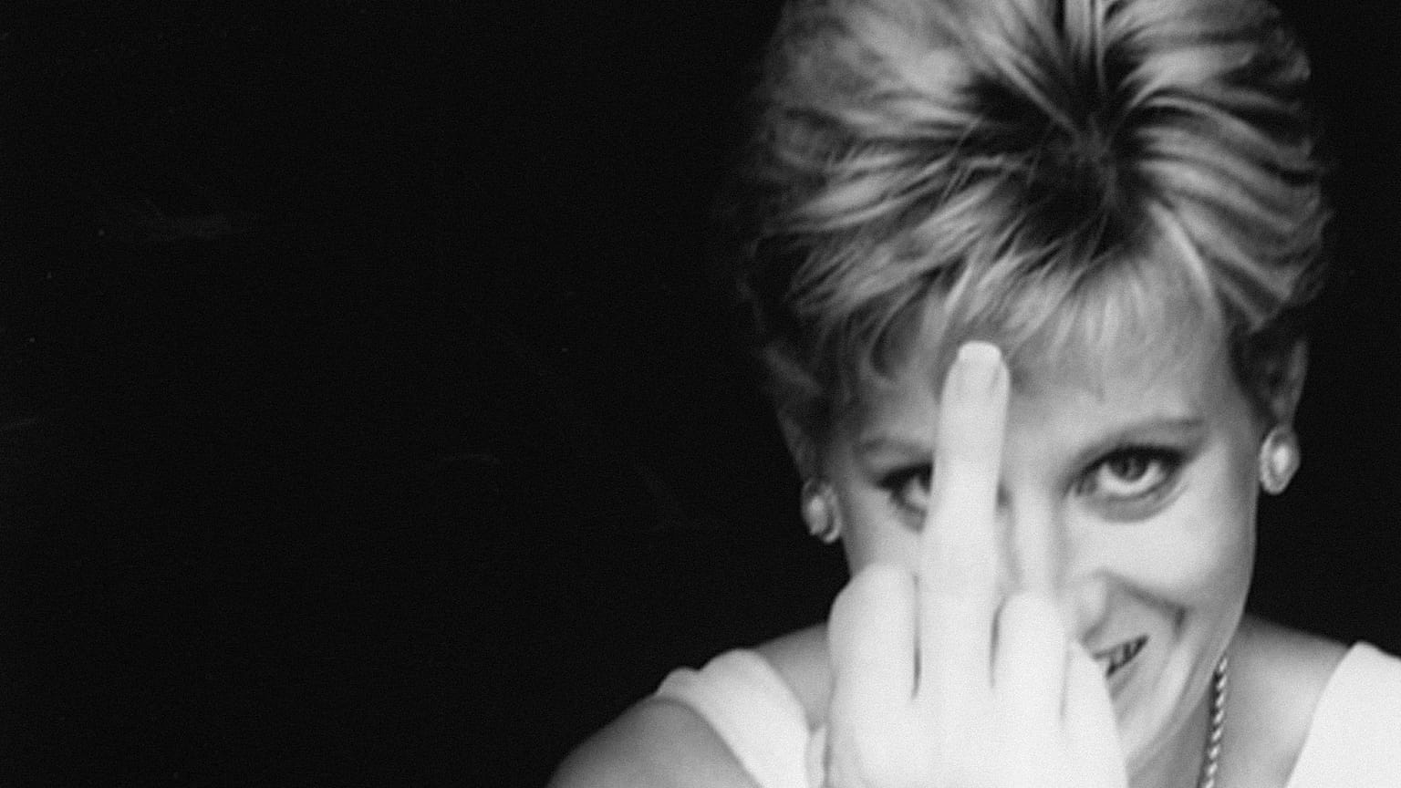 Diane gives the finger