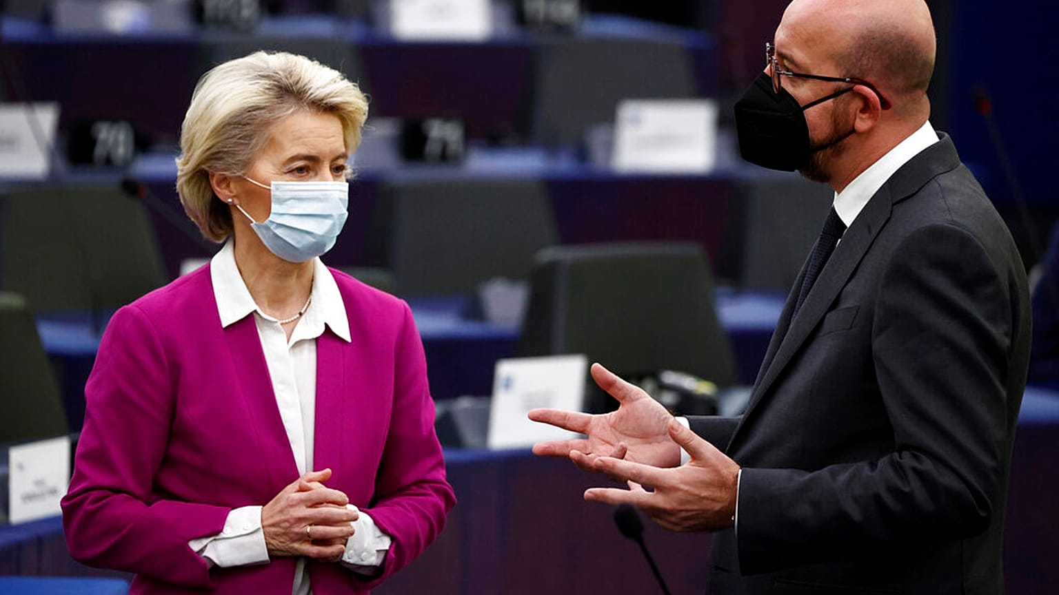 Ursula Von der Leyen és Charles Michel tanácskozik