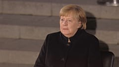 Angela Merkel en su despedida ante las Fuerzas Armadas
