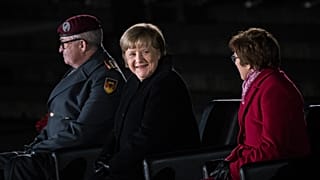 Germany's outgoing chancellor Angela Merkel 