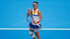 FILE - Peng Shuai of China reacts after scoring a point against Monica Niculescu of Romania during their women's singles match of the China Open tennis tournament.