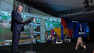 El presidente de Argentina, Alberto Fernández, explicó ante el empresariado de Buenos Aires cómo va a hacer frente a la deuda con el FMI