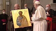 Ecumenical prayer service for migrants and refugees in a church on the divided island of Cyprus - 3rd December 2021.