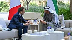ماكرون ومحمد بن زايد