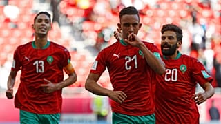 لاعبو المنتخب المغربي