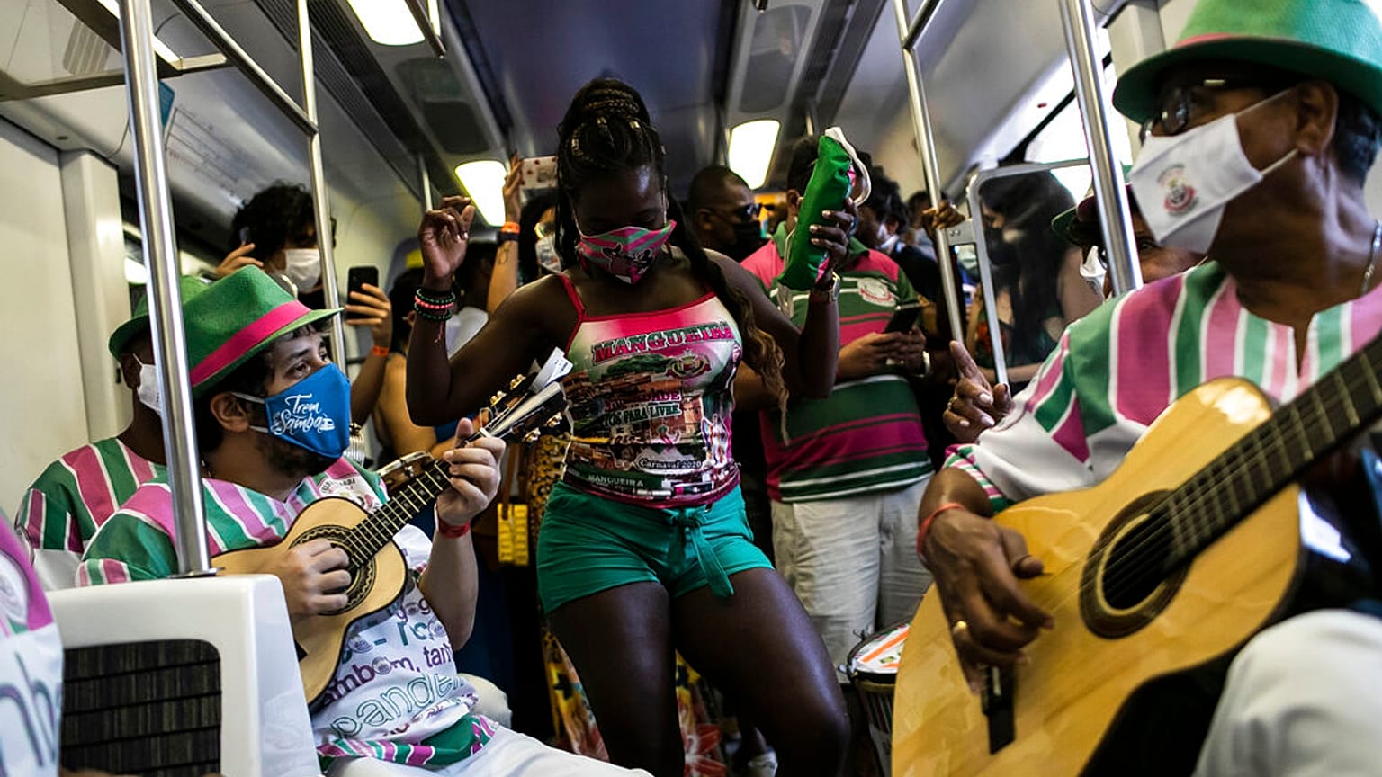 Pandemia não parou o Comboio do Samba