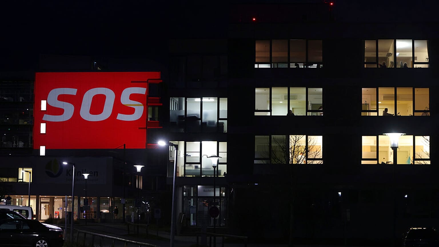 SOS im Krankenhaus von Kaufbeuren im Ostallgäu