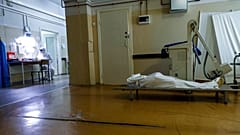 Ein Krankenhaus in Wolgograd, Russland, 21. November 2021