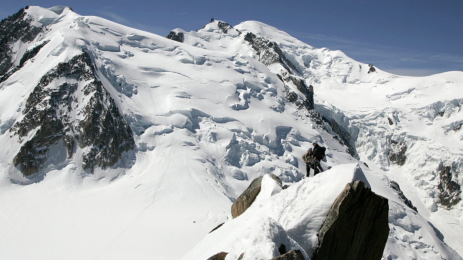 Avrupa'nın ve Alp Dağları'nın en yüksek noktası olan Mont Blanc Dağı