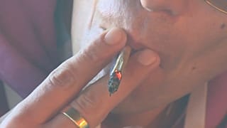Un consommateur de cannabis